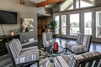 Clubhouse with tv
